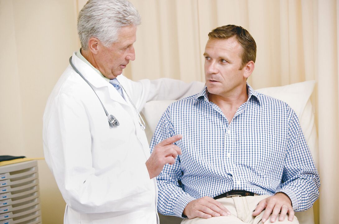 doctor's consultation for chronic bacterial prostatitis